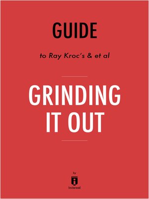 cover image of Guide to Ray Kroc's Grinding It Out by Instaread